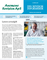 Anemone Revision informerer - 3. kvartal 2017