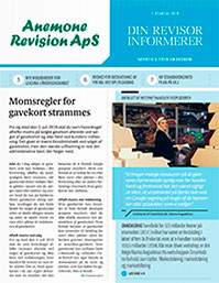 Anemone Revision informerer - 1. kvartal 2019