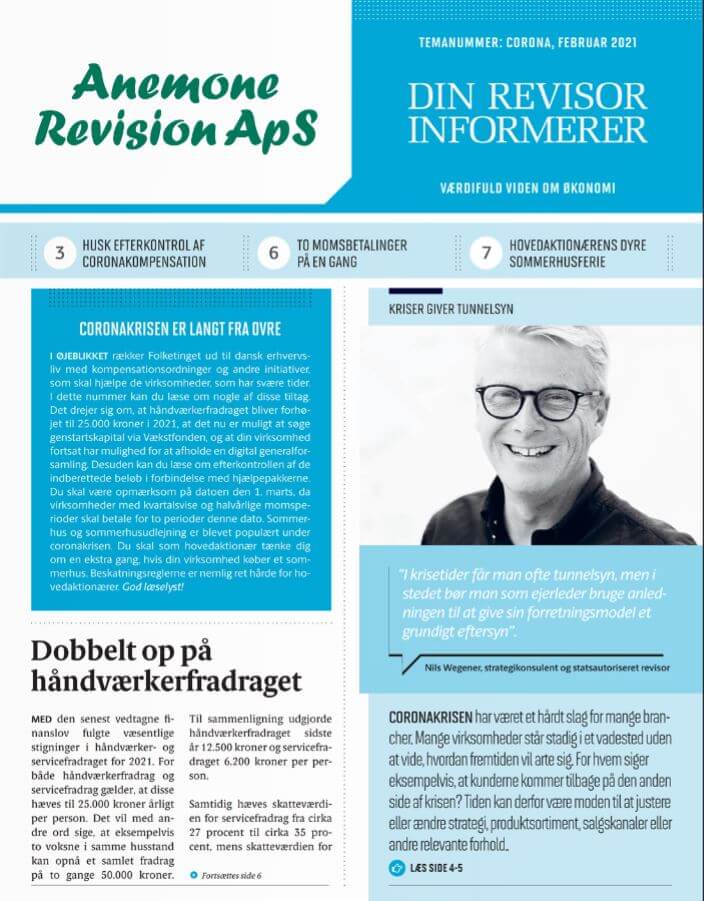 Anemone Revision informerer - Februar 2021